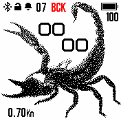 Scorpion Amazfit BIP watchface