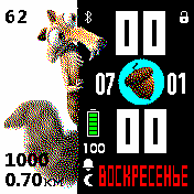 Scrat Amazfit BIP watchface