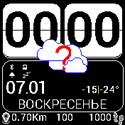 Sense_black Amazfit BIP watchface
