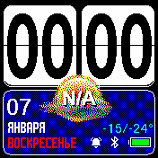 Sense_blue_ru_mod Amazfit BIP watchface