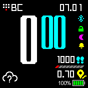 Seth_SVK_blue Amazfit BIP watchface