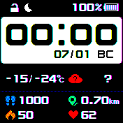 Shade_AS Amazfit BIP watchface