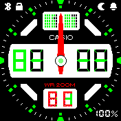 Shock Amazfit BIP watchface