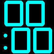Simple(cian) Amazfit BIP watchface