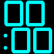 Simple(cian) Amazfit BIP watchface