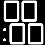 Simple(white) Amazfit BIP watchface