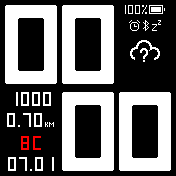 Simple_WF_max_clock Amazfit BIP watchface