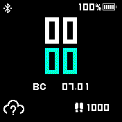 Simplicity Amazfit BIP watchface