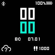 Simplicity Amazfit BIP watchface