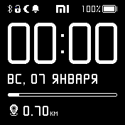 SimplyFaceDX_km_v2_1b Amazfit BIP watchface