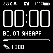 SimplyFaceDX_steps_v2_0 Amazfit BIP watchface