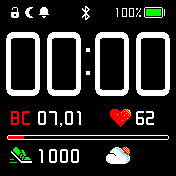 SimplyFaceModify_v2 Amazfit BIP watchface