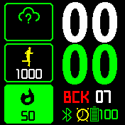 Simply_Neat_Green_mod Amazfit BIP watchface