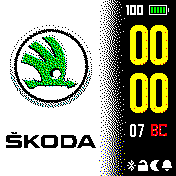 Skoda Amazfit BIP watchface