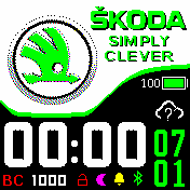 Skoda1 Amazfit BIP watchface
