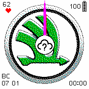 Skoda_Analogue Amazfit BIP watchface
