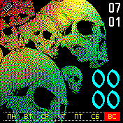 Skulls Amazfit BIP watchface