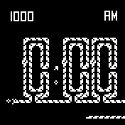 Snake_dark Amazfit BIP watchface