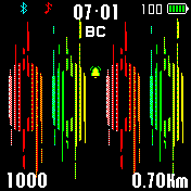 Spectrum Amazfit BIP watchface