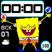 SpongeBob Amazfit BIP watchface