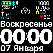 Sport Amazfit BIP watchface