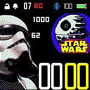 StarWars_No_Sec Amazfit BIP watchface
