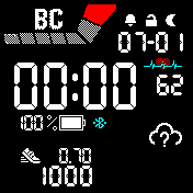 Stick Amazfit BIP watchface