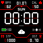 StratosDX_v1_7_ENG Amazfit BIP watchface