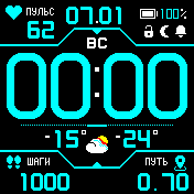 StratosRedDX_XXLbg_dig Amazfit BIP watchface