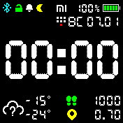 Subst_dig Amazfit BIP watchface