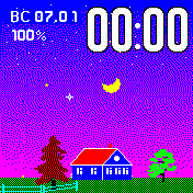 Summer_in_the_village(Rr) Amazfit BIP watchface