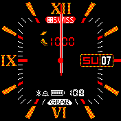 Swiss_5 Amazfit BIP watchface