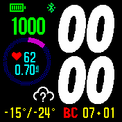 TIPO_MOE Amazfit BIP watchface