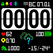 TM Amazfit BIP watchface