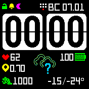 TM1 Amazfit BIP watchface