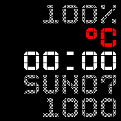 TTMMBRN_BlackGrRWGrGr Amazfit BIP watchface