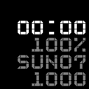 TTMMBRN_BlackRWGrGrGr Amazfit BIP watchface