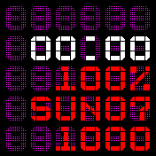 TTMMBRN_BlackRWRRR_shades Amazfit BIP watchface