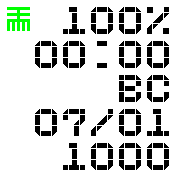 TTMM_invers Amazfit BIP watchface
