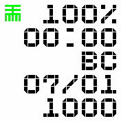 TTMM_invers Amazfit BIP watchface