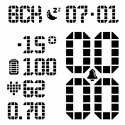 TTMM_v11_WB Amazfit BIP watchface