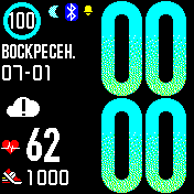 TWRpl_v2_rus2 Amazfit BIP watchface