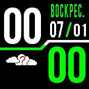 TagFox_Diagonal_redline_weather Amazfit BIP watchface