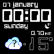 TechnoPebbleStyle_Eng2 Amazfit BIP watchface