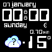 TechnoPebbleStyle_eng Amazfit BIP watchface