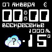TechnoPebbleStyle_v4 Amazfit BIP watchface