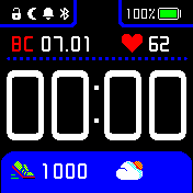 TheWF Amazfit BIP watchface