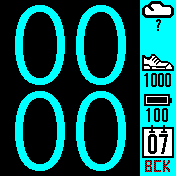 TimeStyle_Cyan-Black_Rus Amazfit BIP watchface