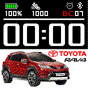 Toyota_RAV4 Amazfit BIP watchface