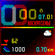 Transp Amazfit BIP watchface